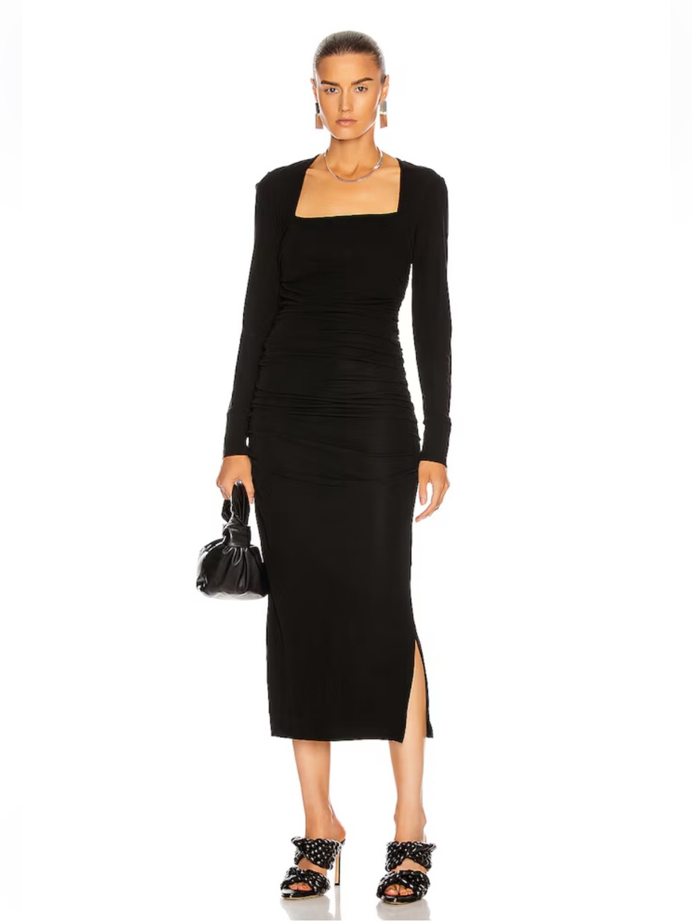 NWT Ganni Viscose Jersey Dress